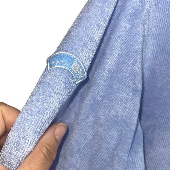 Tail 2 Vintage Womens Track Suit Size M Blue Elastic Waist Pockets Full Zip USA - Picture 4 of 10